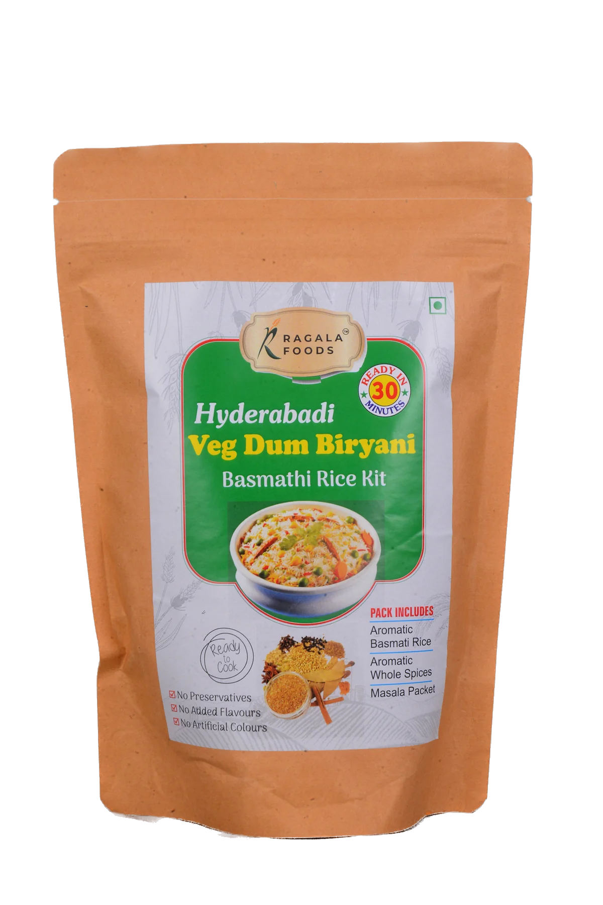 Hyderabadi Veg Dum Biryani | 450 g | Pack