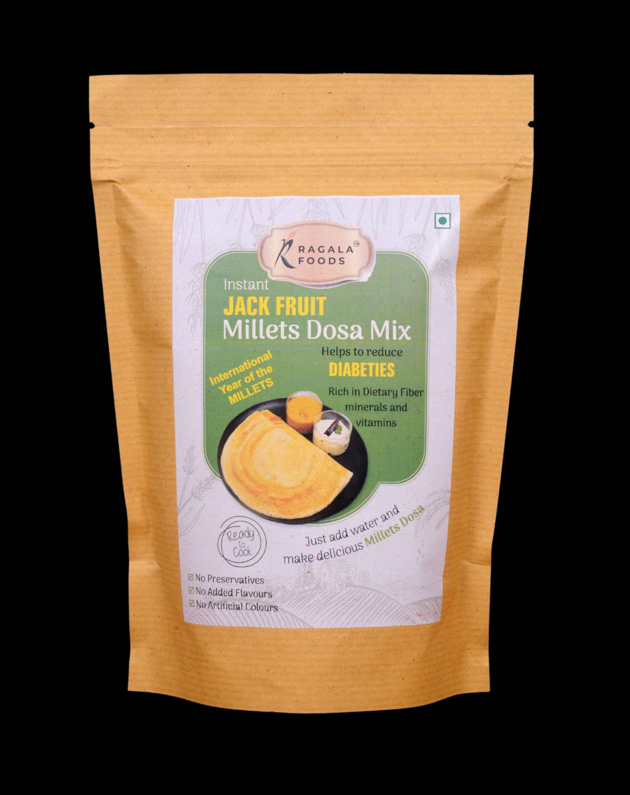 Jack Fruit Millets Dosa Mix - A wholesome blend of millets and jackfruit, ready for delicious dosas