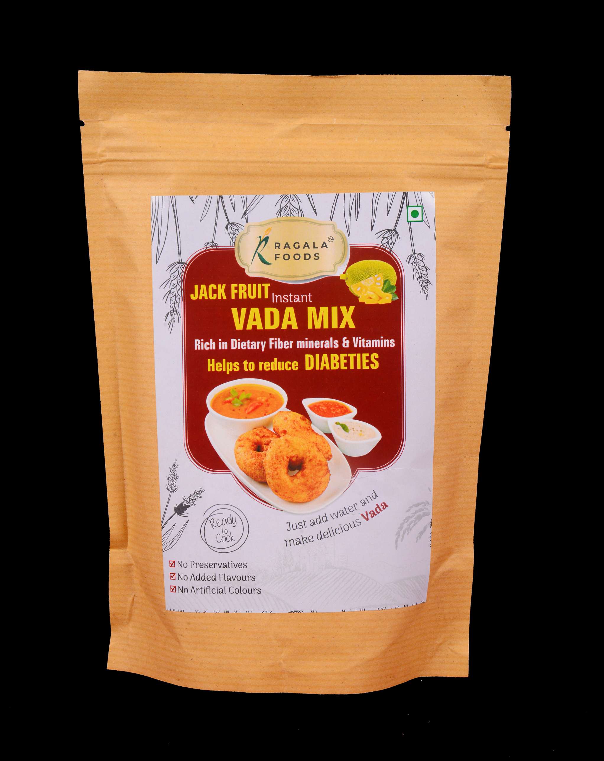 Jack Fruit Vada Mix 500g Pack from Ragala Foods - Crispy and Delicious Indian Snack