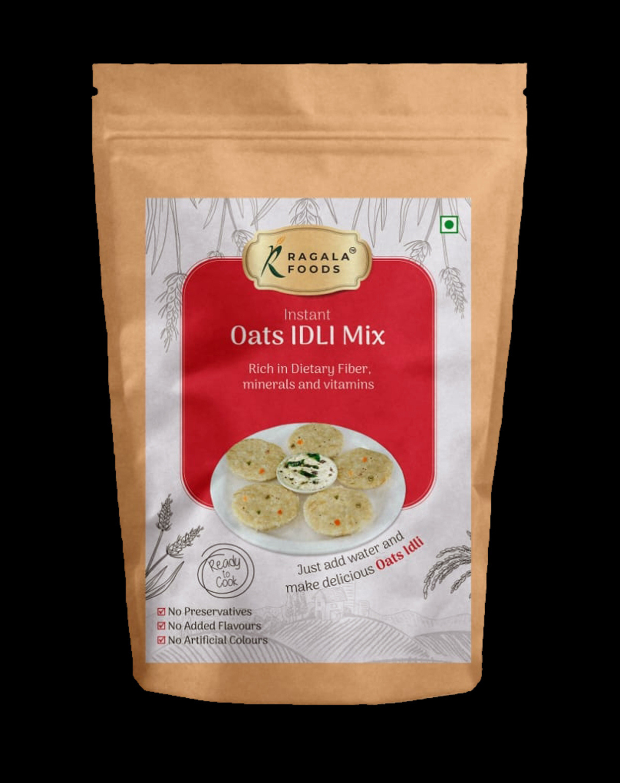 Delicious Instant Oats Idli Mix - Ragala Foods Packaging